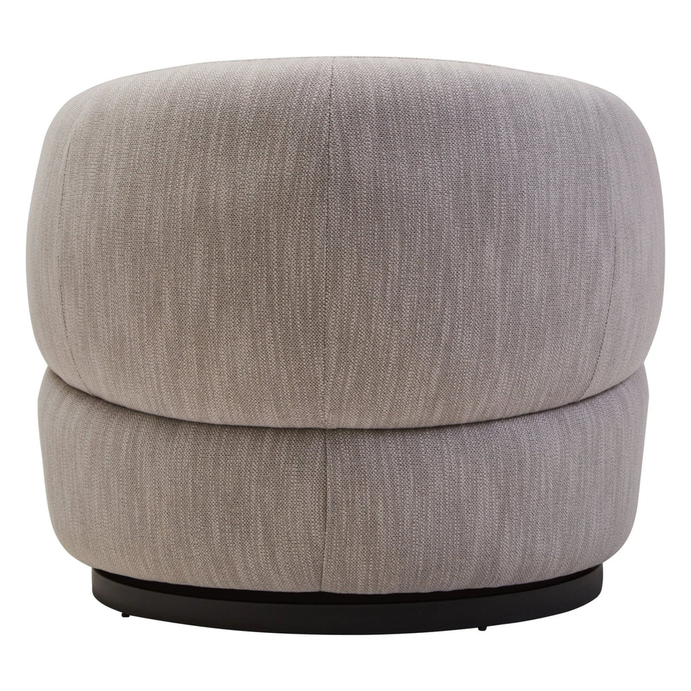 Bordo Textured Grey Curved Swivel Chair - XShowhome Limited - Xshowhome