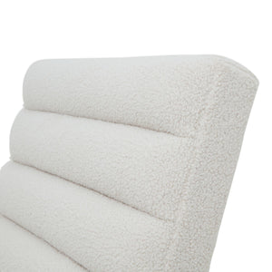 Bouclé Ribbed Ark Chair - Canwell Interiors Limited - Hills