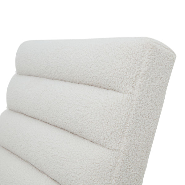 Bouclé Ribbed Ark Chair - Canwell Interiors Limited - Hills