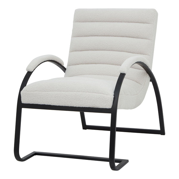 Bouclé Ribbed Ark Chair - Canwell Interiors Limited - Hills