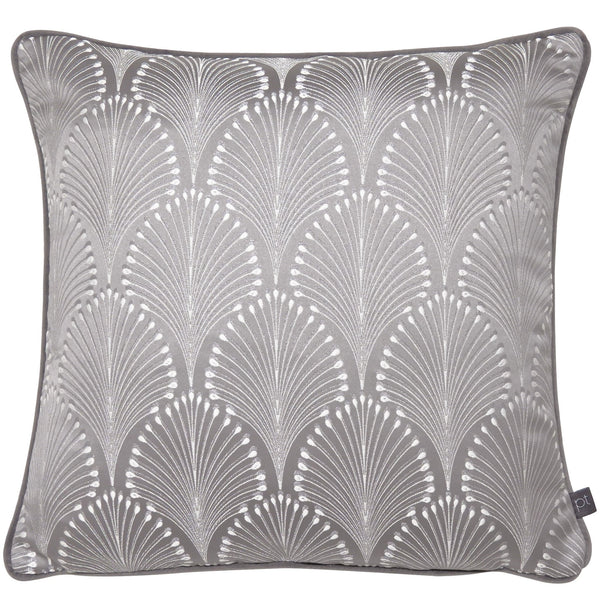 Boudoir 43x43 Feather Filled Cushion Chrome - Canwell Interiors Limited - Riva
