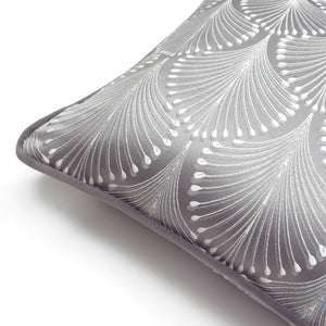 Boudoir 43x43 Feather Filled Cushion Chrome - Canwell Interiors Limited - Riva