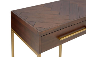 Brando Acacia Wood Effect Console Table with Drawers - XShowhome Limited - Xshowhome