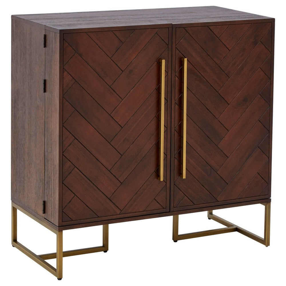 Brando Acacia Wood Effect Drinks Cabinet - Canwell Interiors Limited - Xshowhome