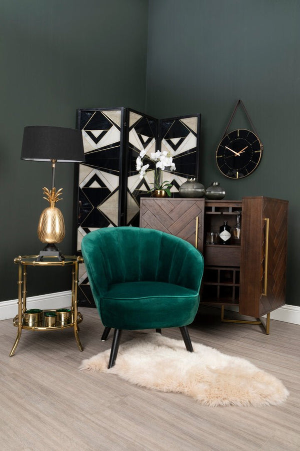 Brando Acacia Wood Effect Drinks Cabinet - Canwell Interiors Limited - Xshowhome