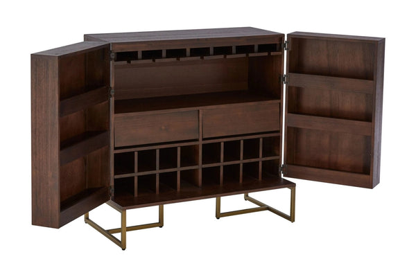 Brando Acacia Wood Effect Drinks Cabinet - XShowhome Limited - Xshowhome