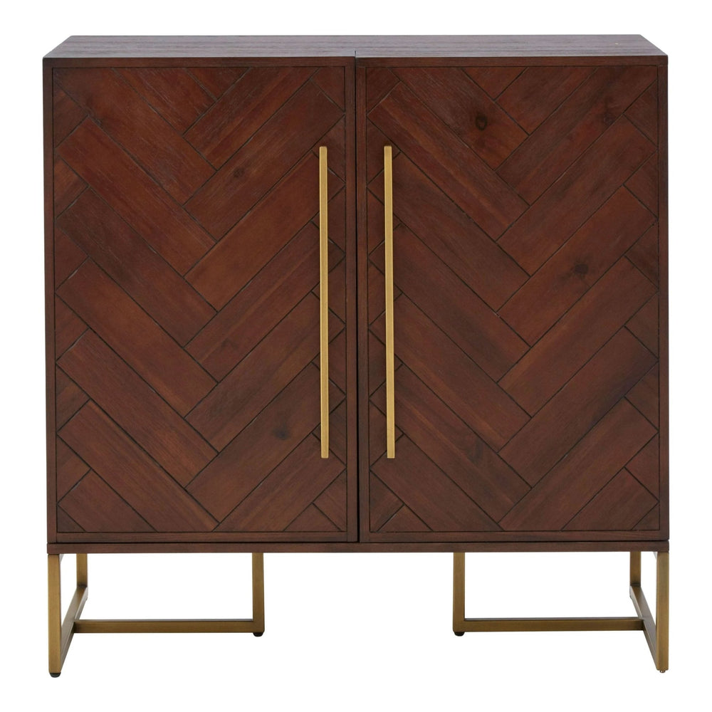 Brando Acacia Wood Effect Drinks Cabinet - XShowhome Limited - Xshowhome