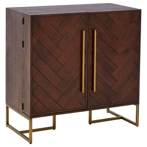 Brando Acacia Wood Effect Drinks Cabinet - XShowhome Limited - Xshowhome