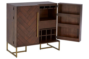 Brando Acacia Wood Effect Drinks Cabinet - XShowhome Limited - Xshowhome