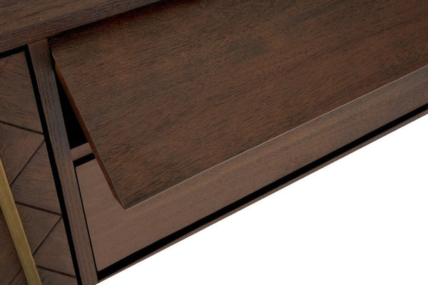 Brando Acacia Wood Effect Media Unit - Canwell Interiors Limited - Xshowhome