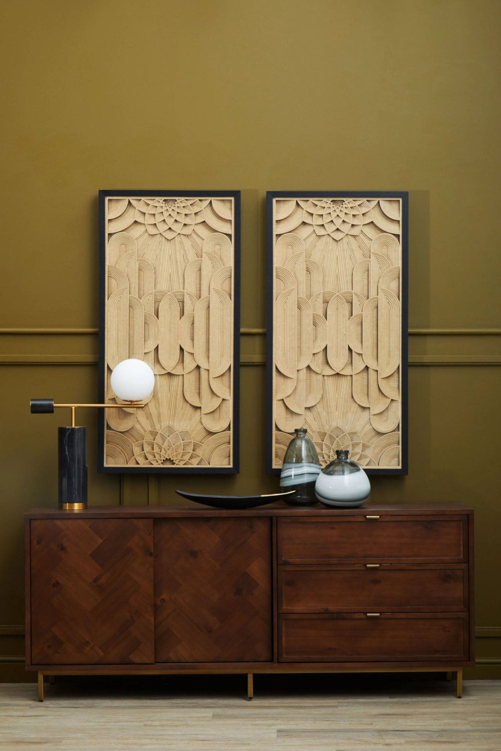 Brando Acacia Wood Effect Sideboard - XShowhome Limited - Xshowhome