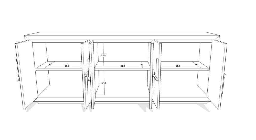 Bristol Sideboard - XShowhome Limited - Harvard Designs