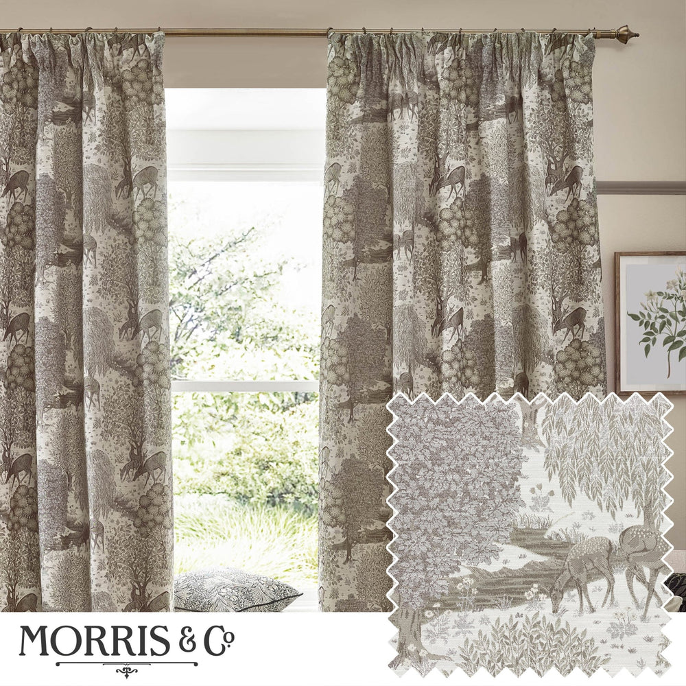 Brook 228x182 Pencil Pleat Curtains Linen - Canwell Interiors Limited - Riva