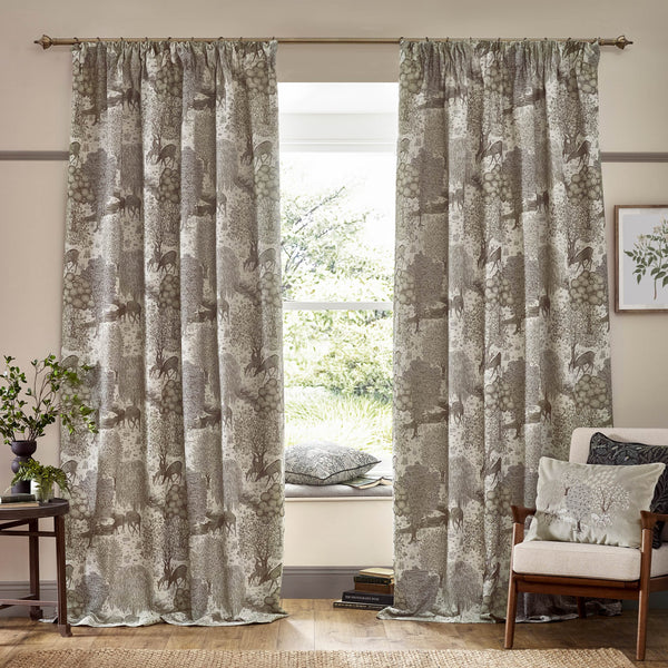 Brook 228x228 Pencil Pleat Curtains Linen - XShowhome Limited - Riva