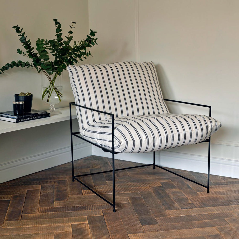 Brook Chalk Stripe Chair - Canwell Interiors Limited - Canwell
