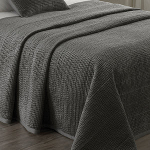 Brooklands 240x250 Bedspread Graphite - XShowhome Limited - Riva