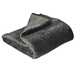 Brooklands 240x250 Bedspread Graphite - XShowhome Limited - Riva