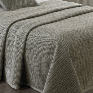 Brooklands 240x250 Bedspread Silver - XShowhome Limited - Riva