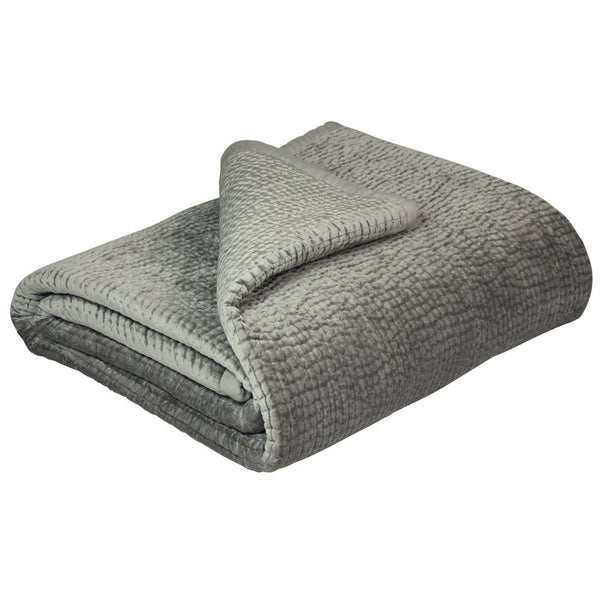Brooklands 240x250 Bedspread Silver - XShowhome Limited - Riva