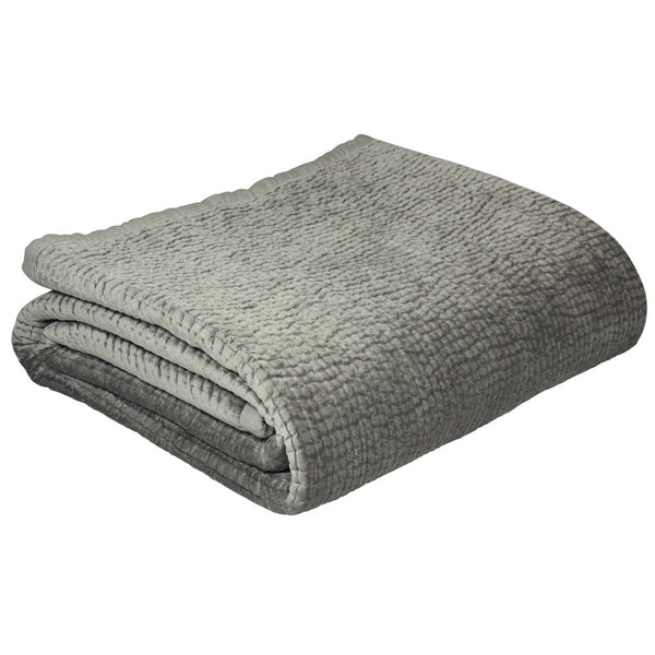 Brooklands 240x250 Bedspread Silver - XShowhome Limited - Riva