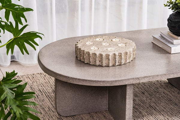 Bubble Oval Coffee Table Granito - XShowhome Limited - XShowhome