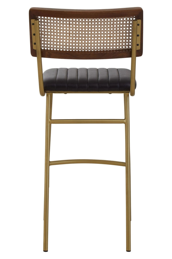 Buffalo Black Leather Bar Chair - XShowhome Limited - Xshowhome
