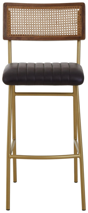 Buffalo Black Leather Bar Chair - XShowhome Limited - Xshowhome