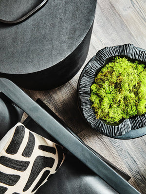 Buffalo Black Leather Chair With Wood Frame - Canwell Interiors Limited - Xshowhome