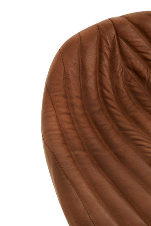 Buffalo Brown Leather Bar Stool - Canwell Interiors Limited - Xshowhome