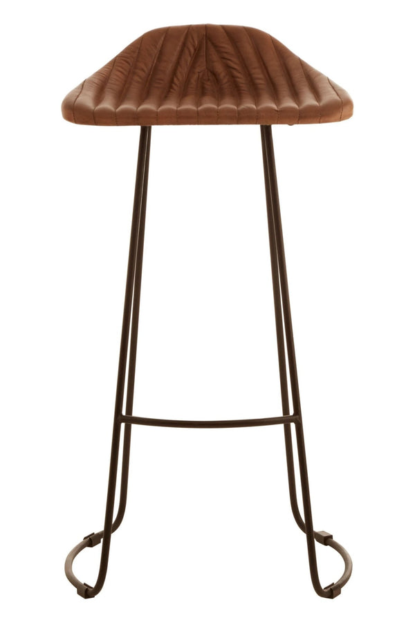 Buffalo Brown Leather Bar Stool - XShowhome Limited - Xshowhome