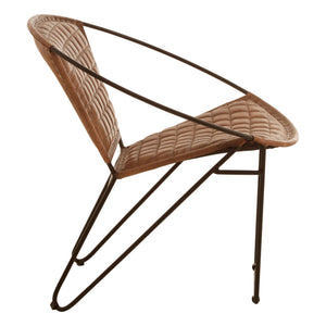 Buffalo Brown Leather Modern Sling Chair - XShowhome Limited - Xshowhome
