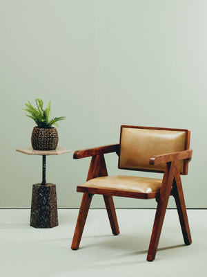 Buffalo Natural Leather Chair - Canwell Interiors Limited - Xshowhome