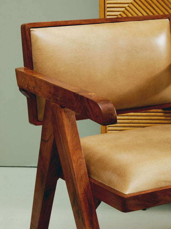 Buffalo Natural Leather Chair - Canwell Interiors Limited - Xshowhome