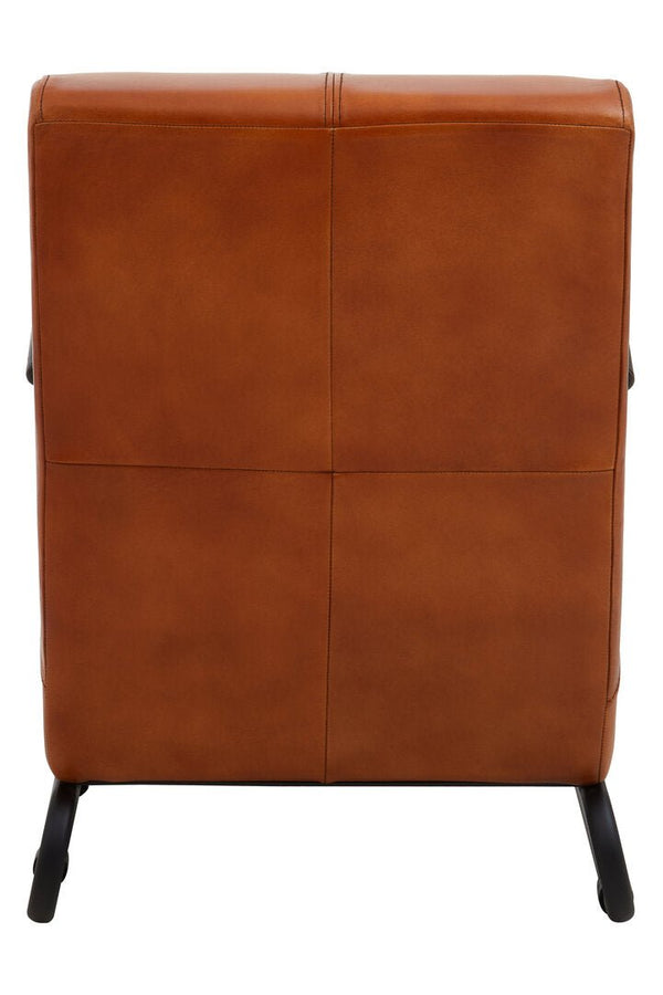 Buffalo Tan Leather Armchair - Canwell Interiors Limited - Xshowhome