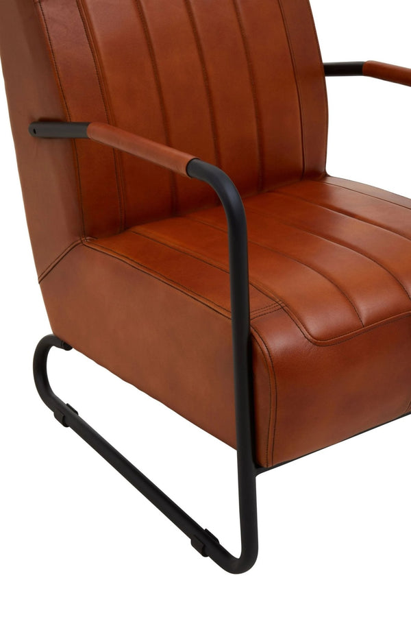 Buffalo Tan Leather Armchair - XShowhome Limited - Xshowhome