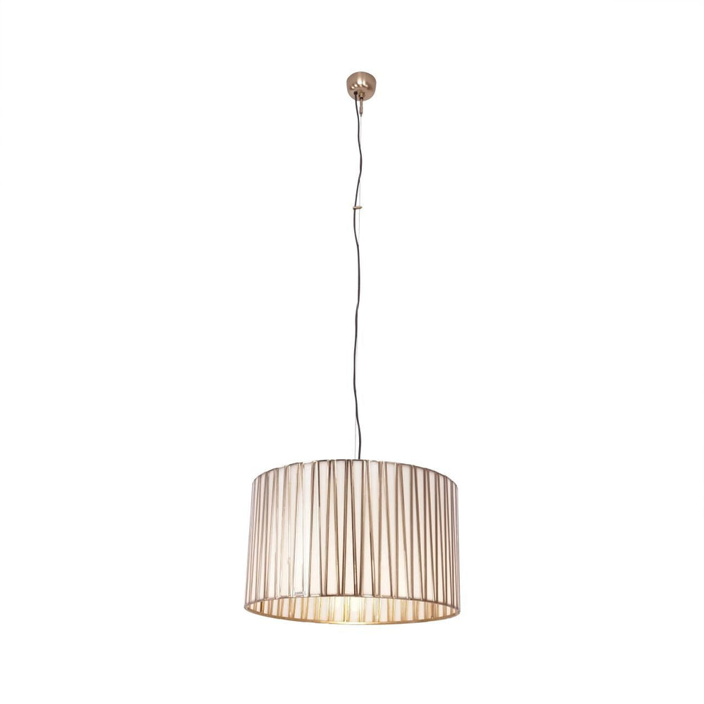 Burgh Glass Drum Pendant 50x30cm - XShowhome Limited - Libra