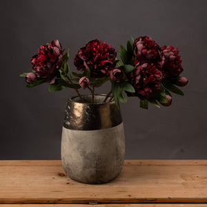 Burgundy Peony Rose - Canwell Interiors Limited - Hills