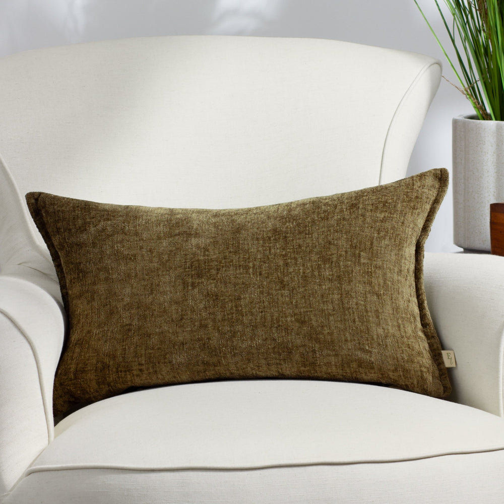 Buxton 30x50 Feather Filled Cushion Sage - Canwell Interiors Limited - Riva