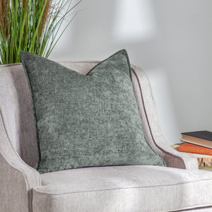 Buxton 50x50 Feather Filled Cushion Blue - Canwell Interiors Limited - Riva