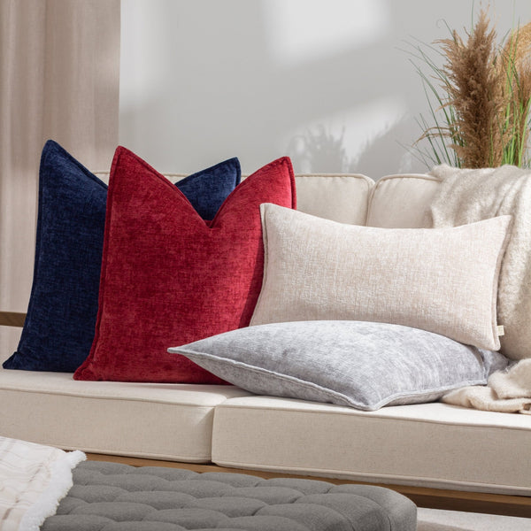Buxton 50x50 Feather Filled Cushion Red - Canwell Interiors Limited - Riva