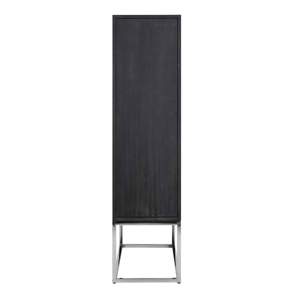 Cabinet Blackbone Silver 2 - Door (black Rustic) - Canwell Interiors Limited - Richmond