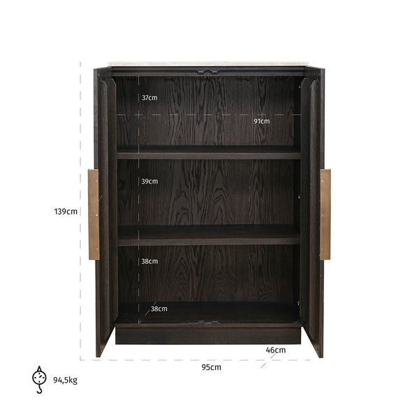 Cabinet Claremont 2 - Door (brown) - Canwell Interiors Limited - Richmond