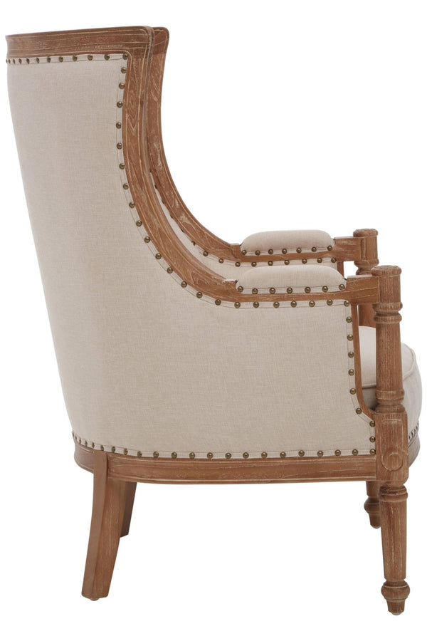 Cabra Cream Fabric Armchair - XShowhome Limited - Xshowhome
