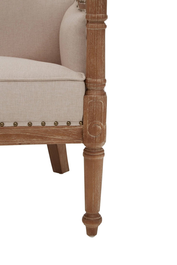 Cabra Cream Fabric Armchair - XShowhome Limited - Xshowhome