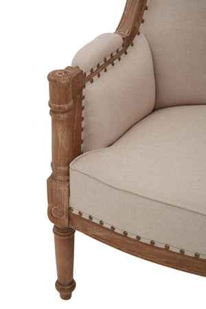 Cabra Cream Fabric Armchair - XShowhome Limited - Xshowhome