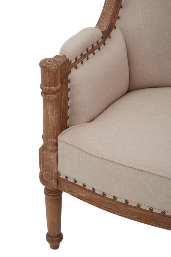 Cabra Cream Fabric Armchair - XShowhome Limited - Xshowhome
