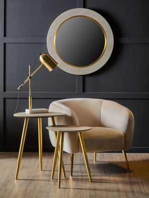 Cadio Set Of Two Shagreen Tables - XShowhome Limited - Xshowhome