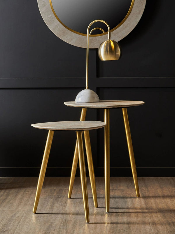 Cadio Set Of Two Shagreen Tables - XShowhome Limited - Xshowhome