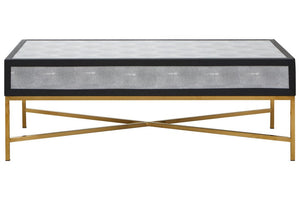 Cadiz Grey Shagreen Coffee Table - Canwell Interiors Limited - Xshowhome