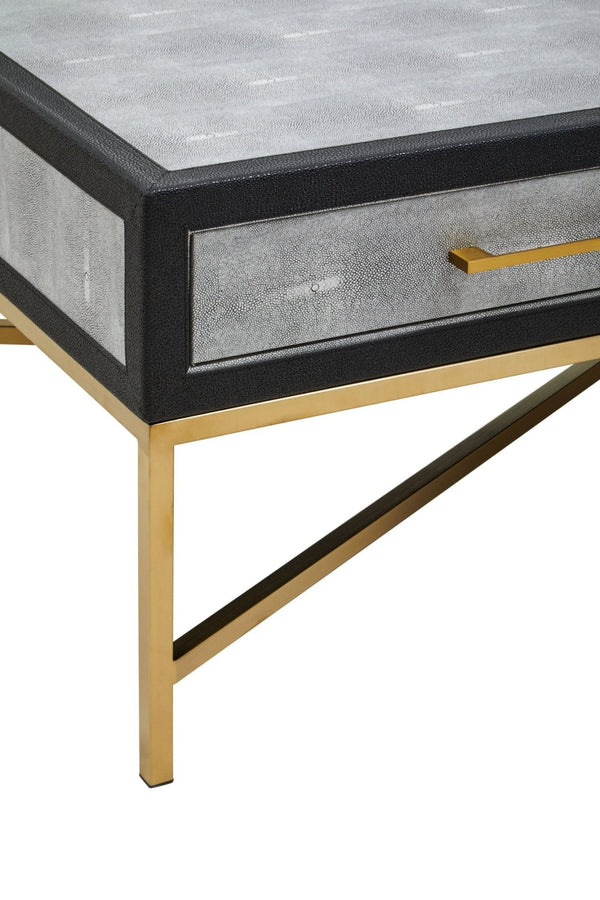 Cadiz Grey Shagreen Coffee Table - XShowhome Limited - Xshowhome